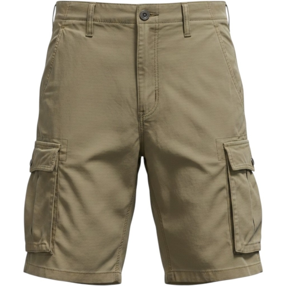 Levis Mens Cargo I Shorts Olive Green Ripstop Relaxed Fit W32 S49569R